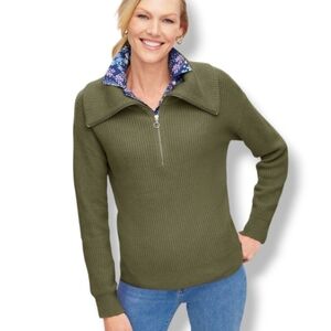 Talbot's Olive Green Women's Sweater